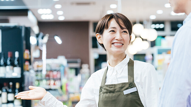 様々な商品をお客様に提案